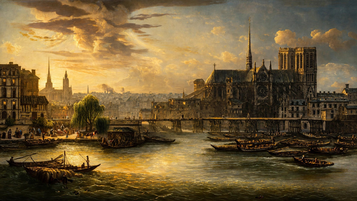 Le miracle de Paris, un pont sur la Seine