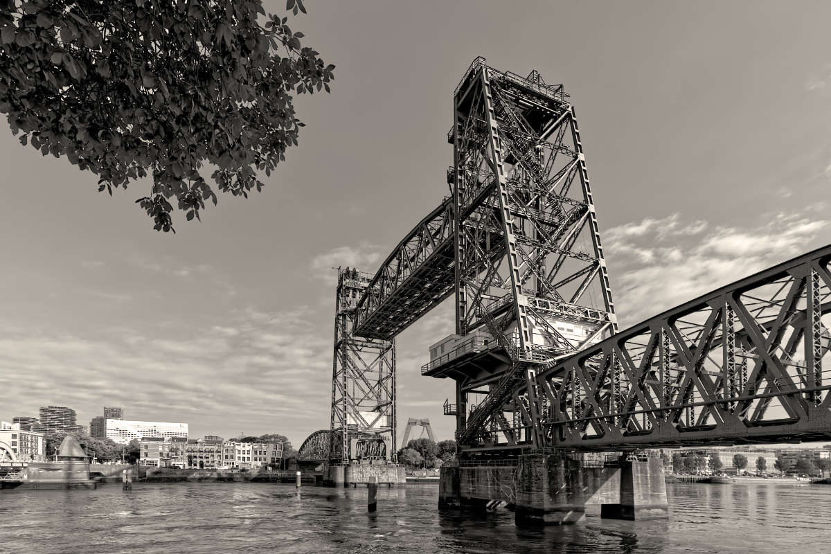 de Hef Rotterdam op grootformaatfoto