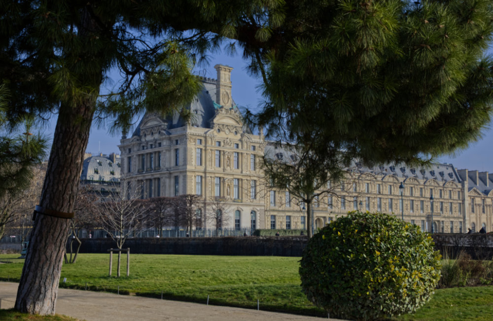 Het Louvre op grootformaatfoto