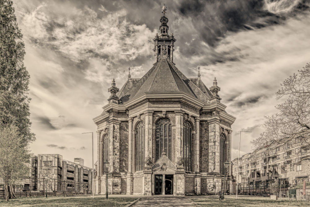 De Nieuwe Kerk Den Haag op grootformaatfoto