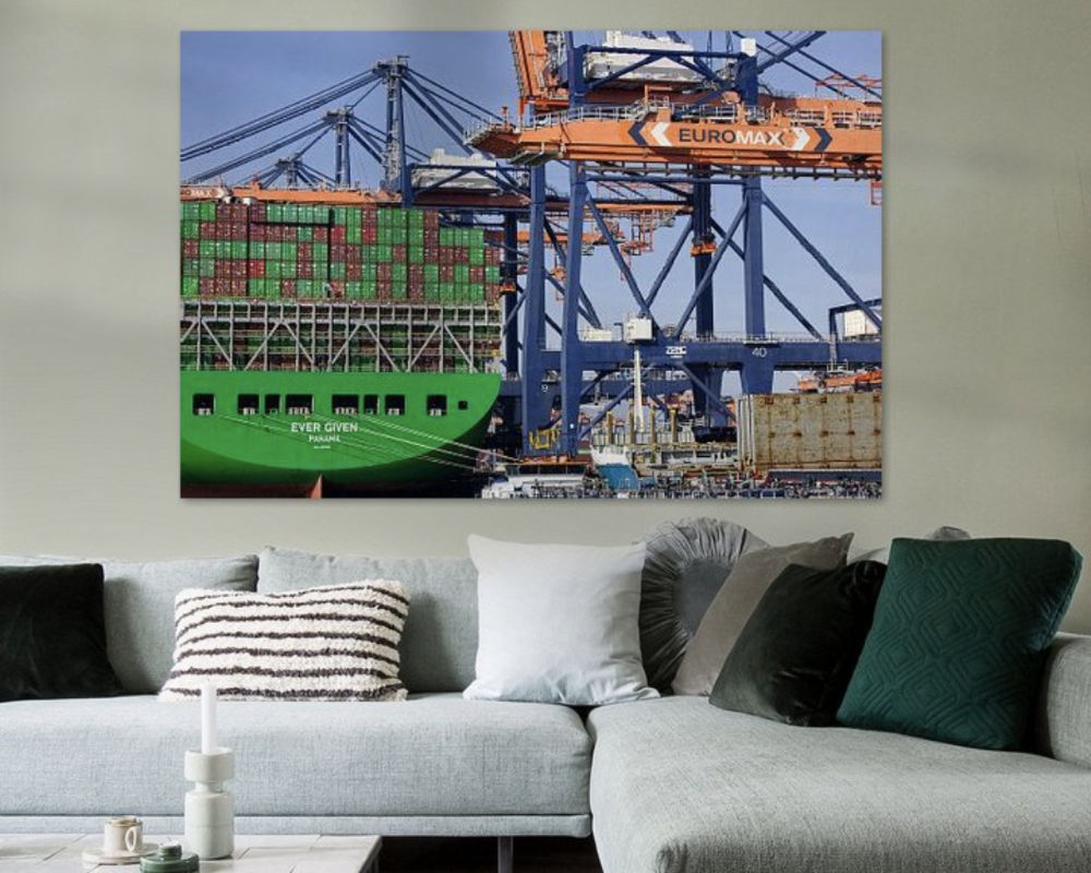 Containerschip de Ever Given 